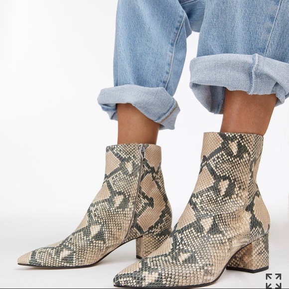 Dolce Vita Shoes - NWOT Dolce Vita Bel Booties Size 9.5 Snake  print